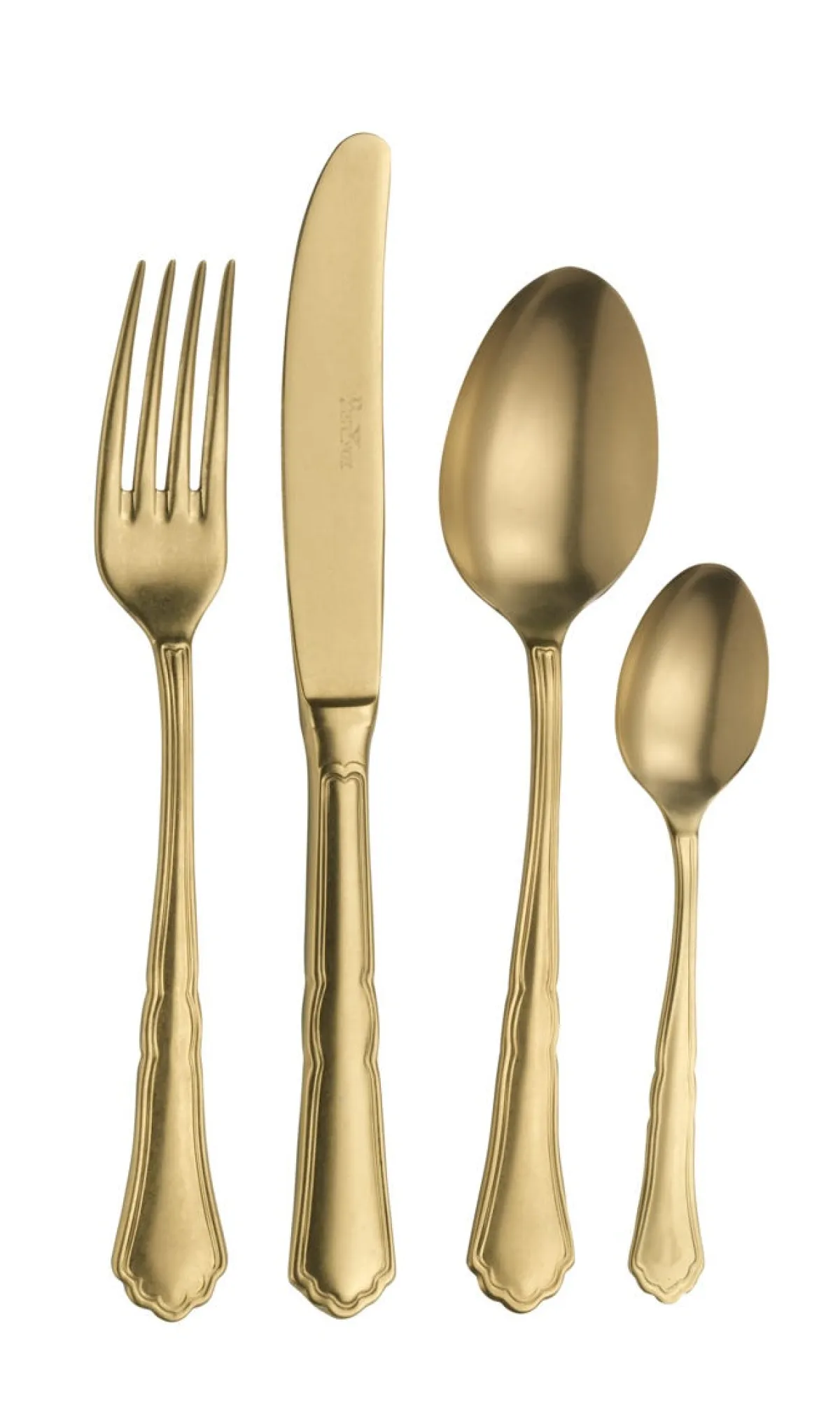 Fourchette de table or inox 18/10 20,1 cm Settecento - PINTINOX New
