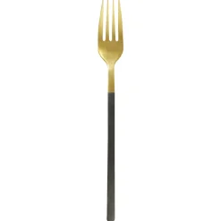 PRO.MUNDI Fourchette de table or inox 18/0 20,1 cm Aroma Or Pvd Noir Discount