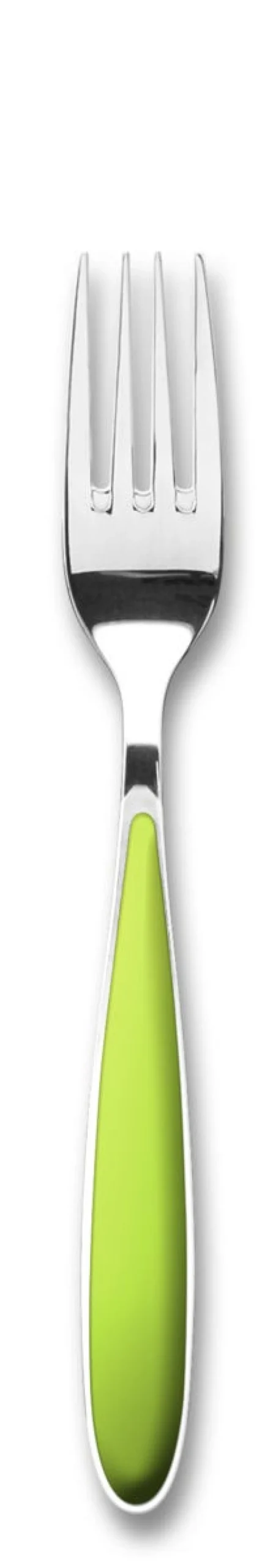 Fourchette de table vert inox 20 cm Amande - TARRERIAS BONJEAN