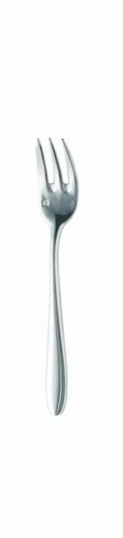 CHEF & SOMMELIER Fourchette à huîtres argent inox 18/10 14,5x2,1x2 cm Lazzo New