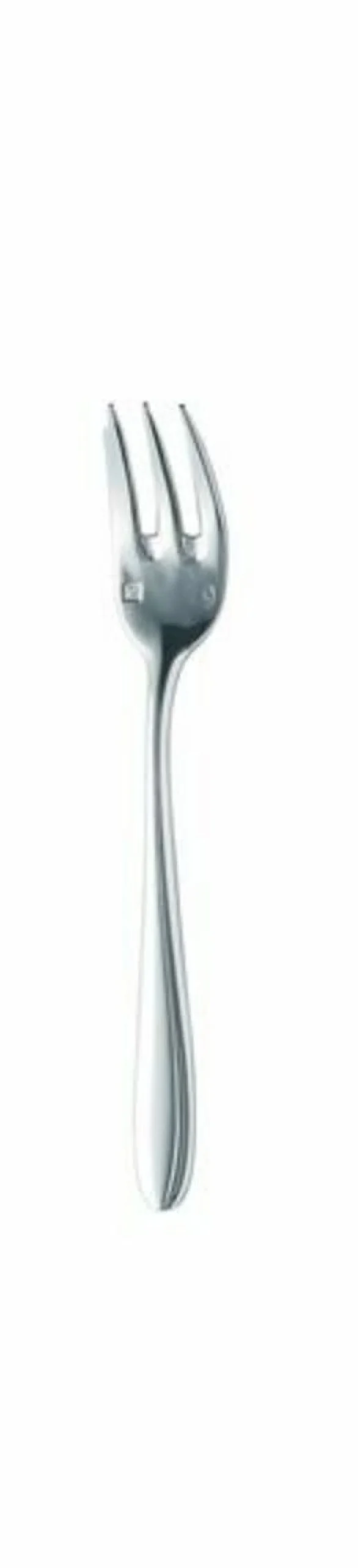 CHEF & SOMMELIER Fourchette à huîtres argent inox 18/10 14,5x2,1x2 cm Lazzo New