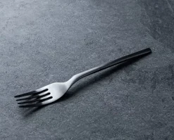Fourchette noir inox 18/10 21,5x3x2 cm Rama - COOKPLAY
