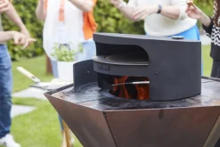 BARBECOOK Four à pizza pour brasero acier 51,5x46x27,5 cm Nestor Discount