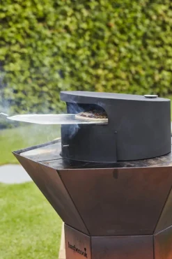BARBECOOK Four à pizza pour brasero acier 51,5x46x27,5 cm Nestor Discount