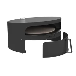 BARBECOOK Four à pizza pour brasero acier 51,5x46x27,5 cm Nestor Discount