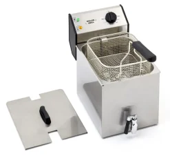 ROLLER GRILL Friteuse avec robinet FD80R 230v 8 L