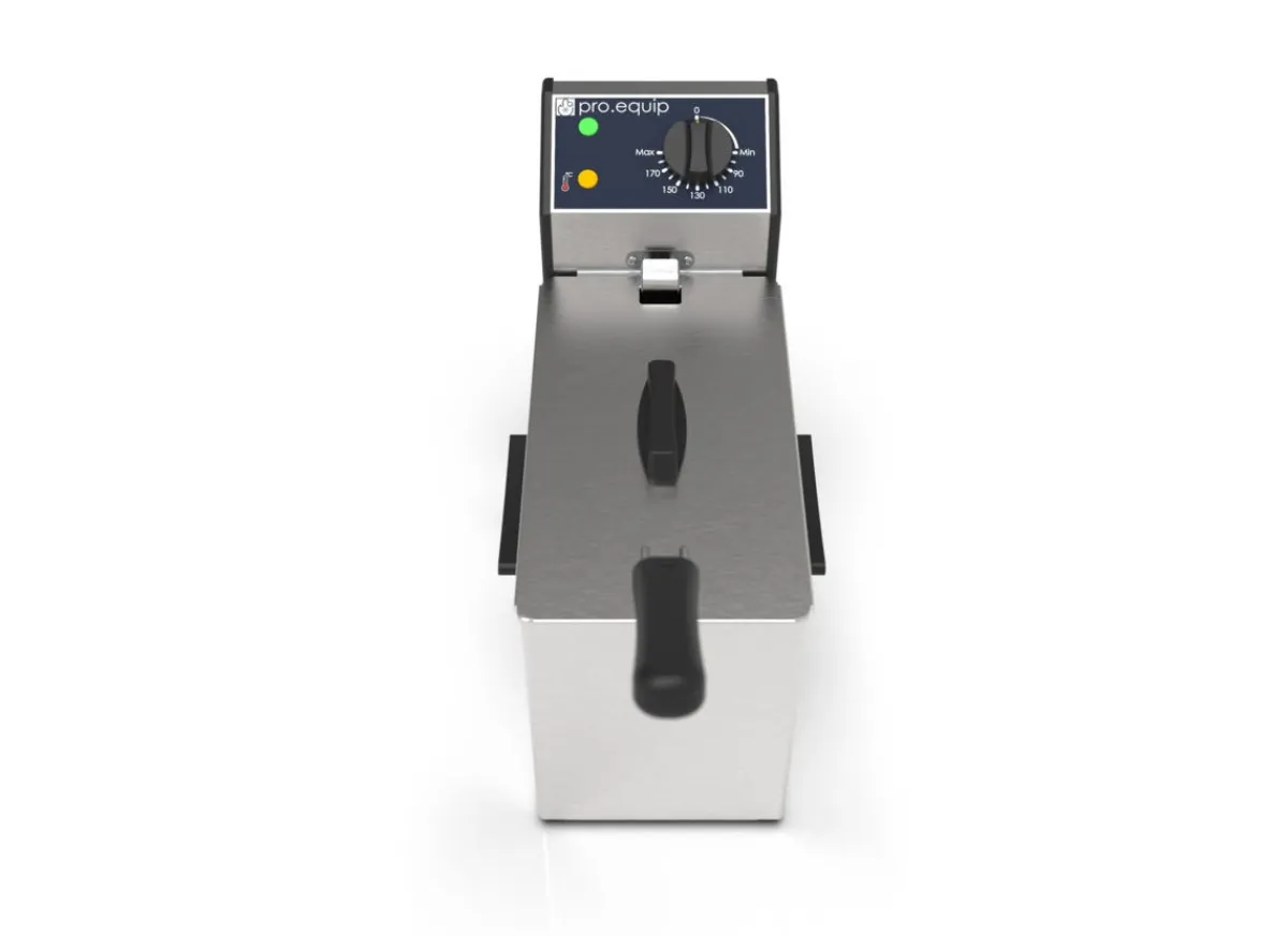 Friteuse sans robinet argent 230v 5 L - PRO.EQUIP
