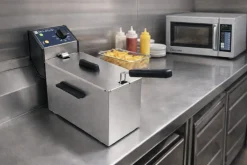 Friteuse sans robinet argent 230v 5 L - PRO.EQUIP