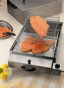 ROLLER GRILL Fumoir FM4 2 niveaux 250 W 230v 715 mm x 360 mm New