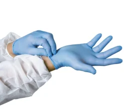 Aucune Gants nitrile bleu XL (100 pièces) Discount