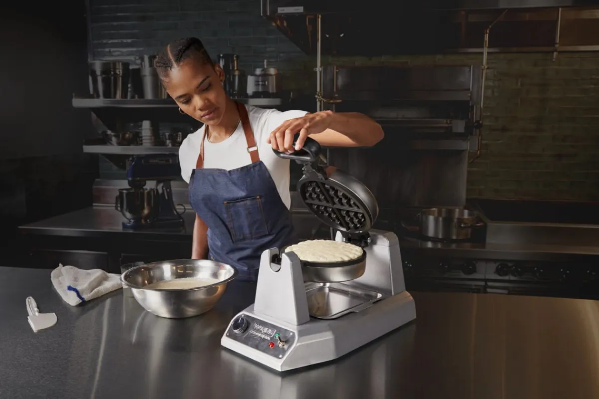 WARING Gaufrier avec plaque amovible 230v 25 unités/h Online
