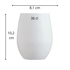 Gobelet blanc verre cristallin 36 cl Primary - CHEF & SOMMELIER Hot