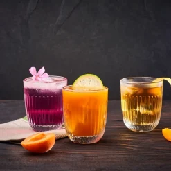 Gobelet bleu verre pressé 26 cl Ouessant - LA ROCHERE Best