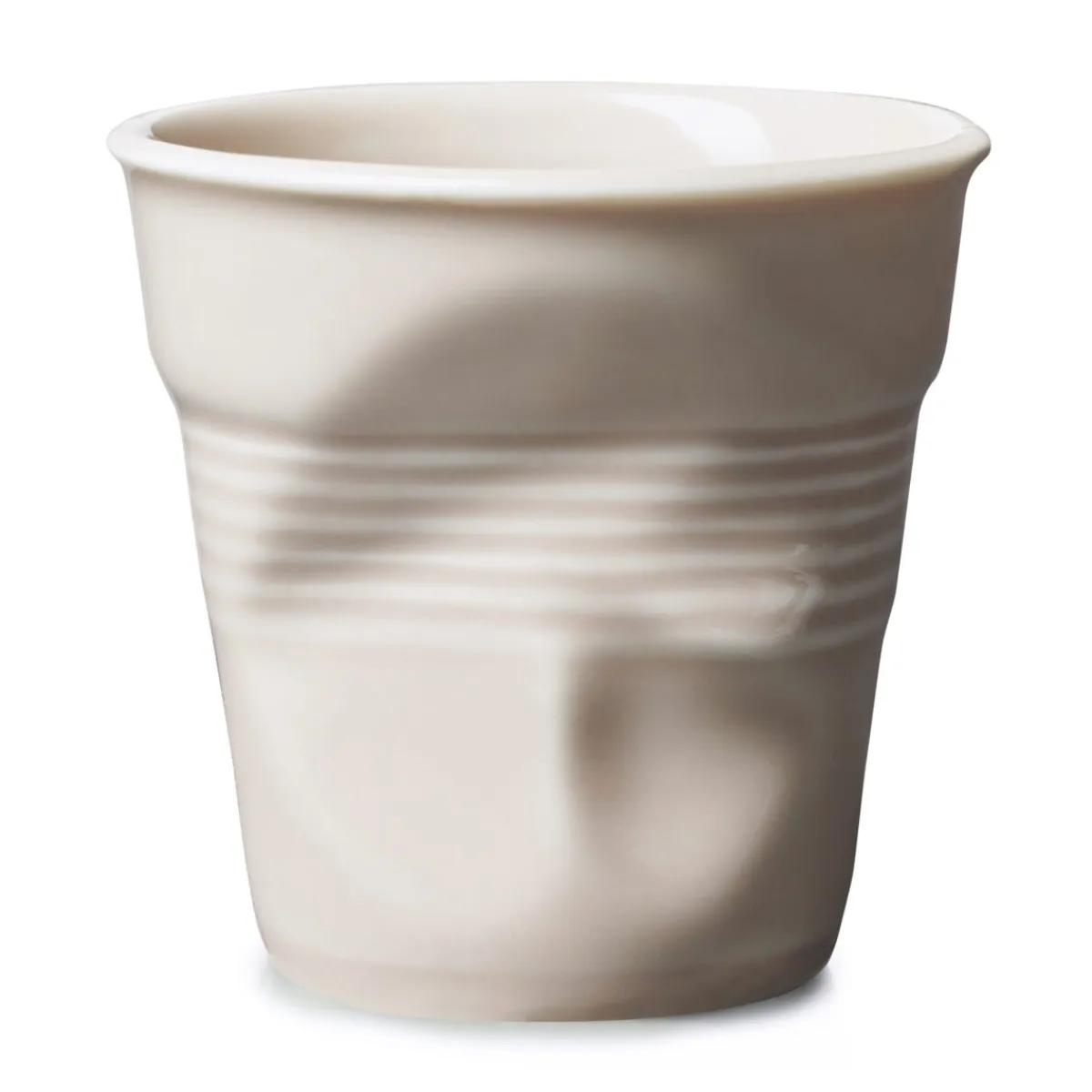 Gobelet cappuccino conique aurore porcelaine 18 cl Ø 8,5 cm Froisse - REVOL