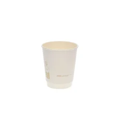 EARTH ESSENTIALS Gobelet double paroi papier Ø 8 cm 25 cl Oxstal (500 pièces) Clearance