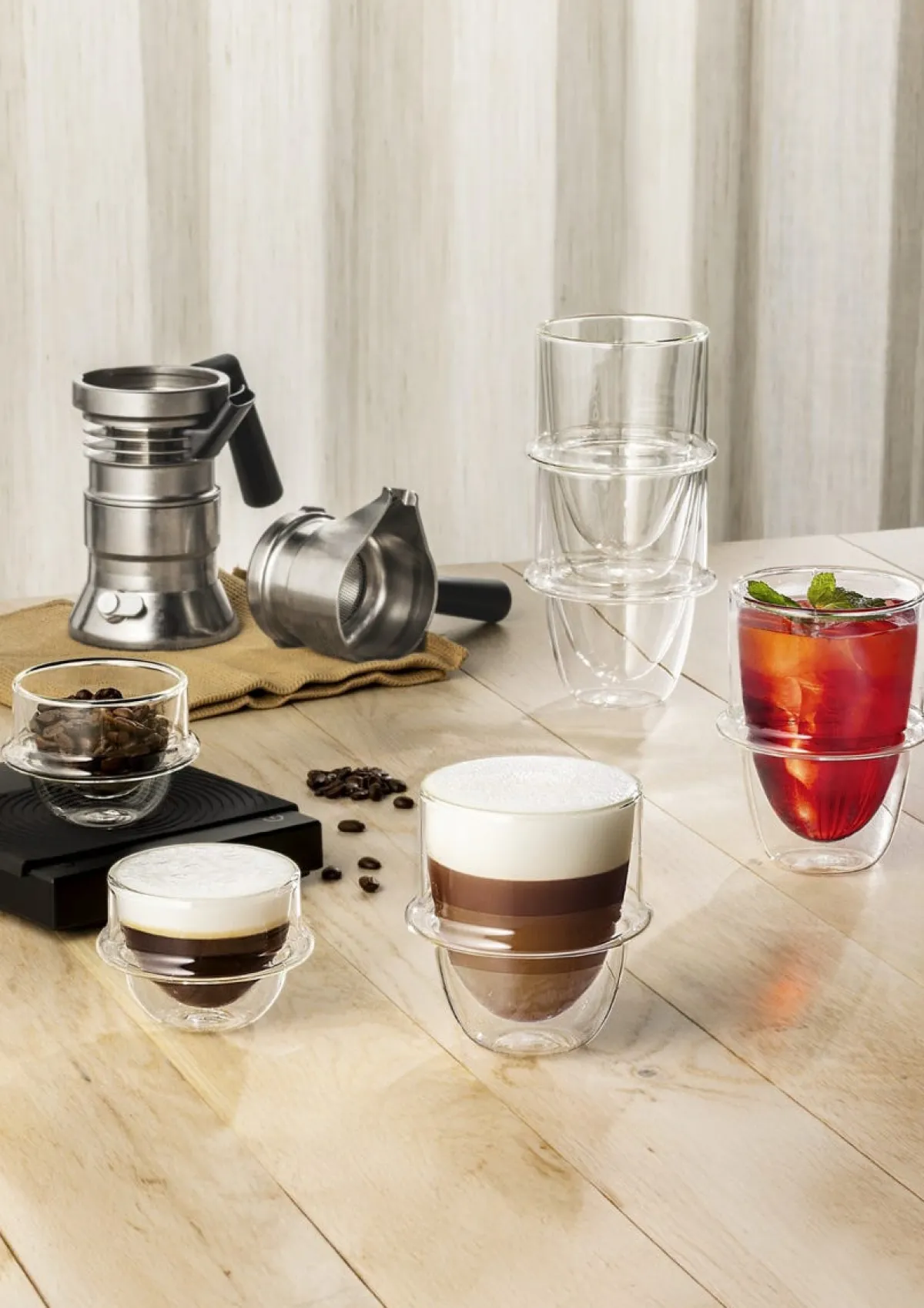 LUIGI BORMIOLI Gobelet double paroi verre borosilicate 29 cl Ø 9,2 cm Thermic Glass Hot