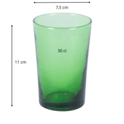 PRO.MUNDI Gobelet empilable vert verre recyclé 30 cl Pia Best
