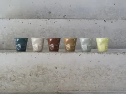 Gobelet expresso conique acidulé porcelaine 8 cl Ø 6,5 cm Froisse - REVOL Clearance