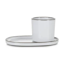 Gobelet expresso rond blanc porcelaine culinaire 8 cl Ø 5,8 cm  Caractère - REVOL Sale