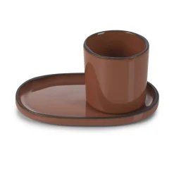 REVOL Gobelet expresso rond rouge porcelaine culinaire 8 cl Ø 5,8 cm  Caractère Discount