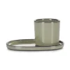 Gobelet expresso rond vert porcelaine culinaire 8 cl Ø 5,8 cm  Caractère - REVOL New