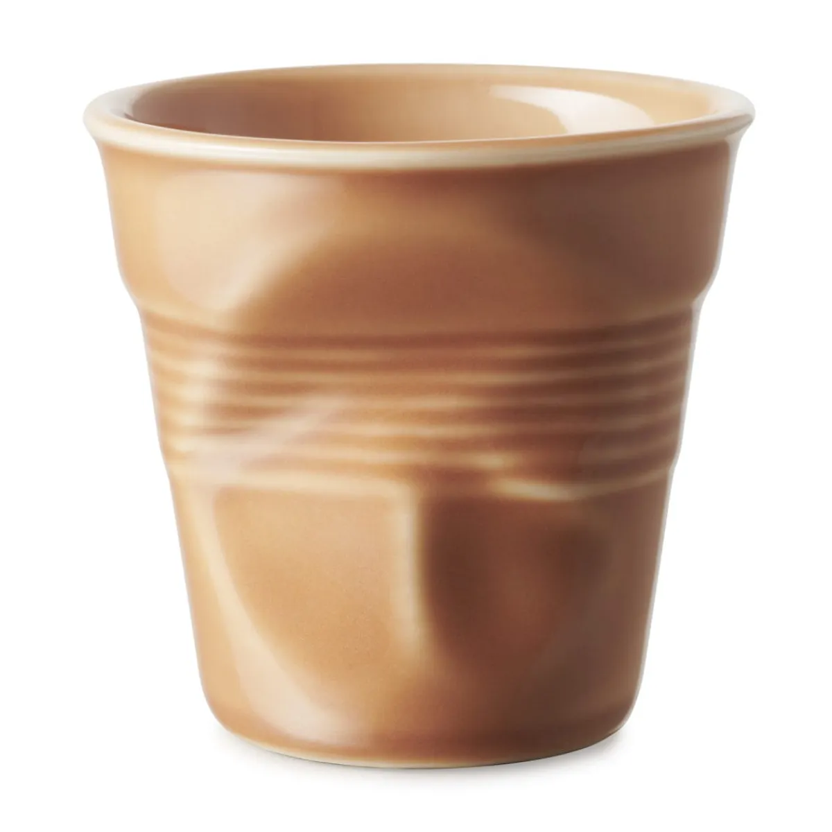 REVOL Gobelet expresso terre de sienne porcelaine culinaire 8 cl Ø 6,5 cm Froisse Best