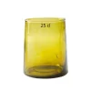 PRO.MUNDI Gobelet forme basse ambre verre recyclé 25 cl Lily Online