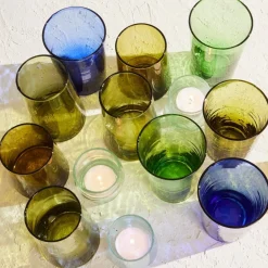 PRO.MUNDI Gobelet forme basse ambre verre recyclé 25 cl Lily Online
