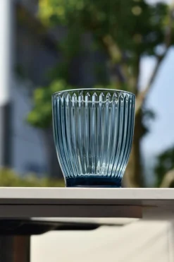 PRO.MUNDI Gobelet forme basse bleu nuit verre 34 cl Silo Outlet