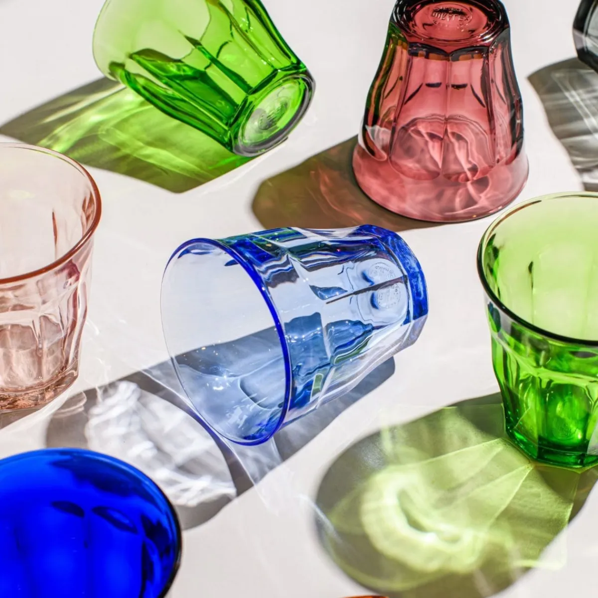 Gobelet forme basse bleu verre trempé 25 cl Picardie - DURALEX Hot