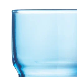 ARCOROC Gobelet forme basse bleu verre trempé 16 cl Log Brush Discount