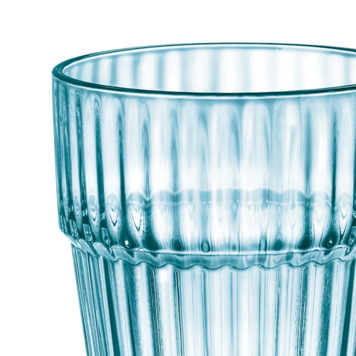 Gobelet forme basse bleu verre trempé 30 cl Barshine - BORMIOLI ROCCO Sale