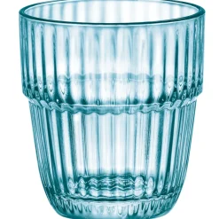 Gobelet forme basse bleu verre trempé 30 cl Barshine - BORMIOLI ROCCO Sale