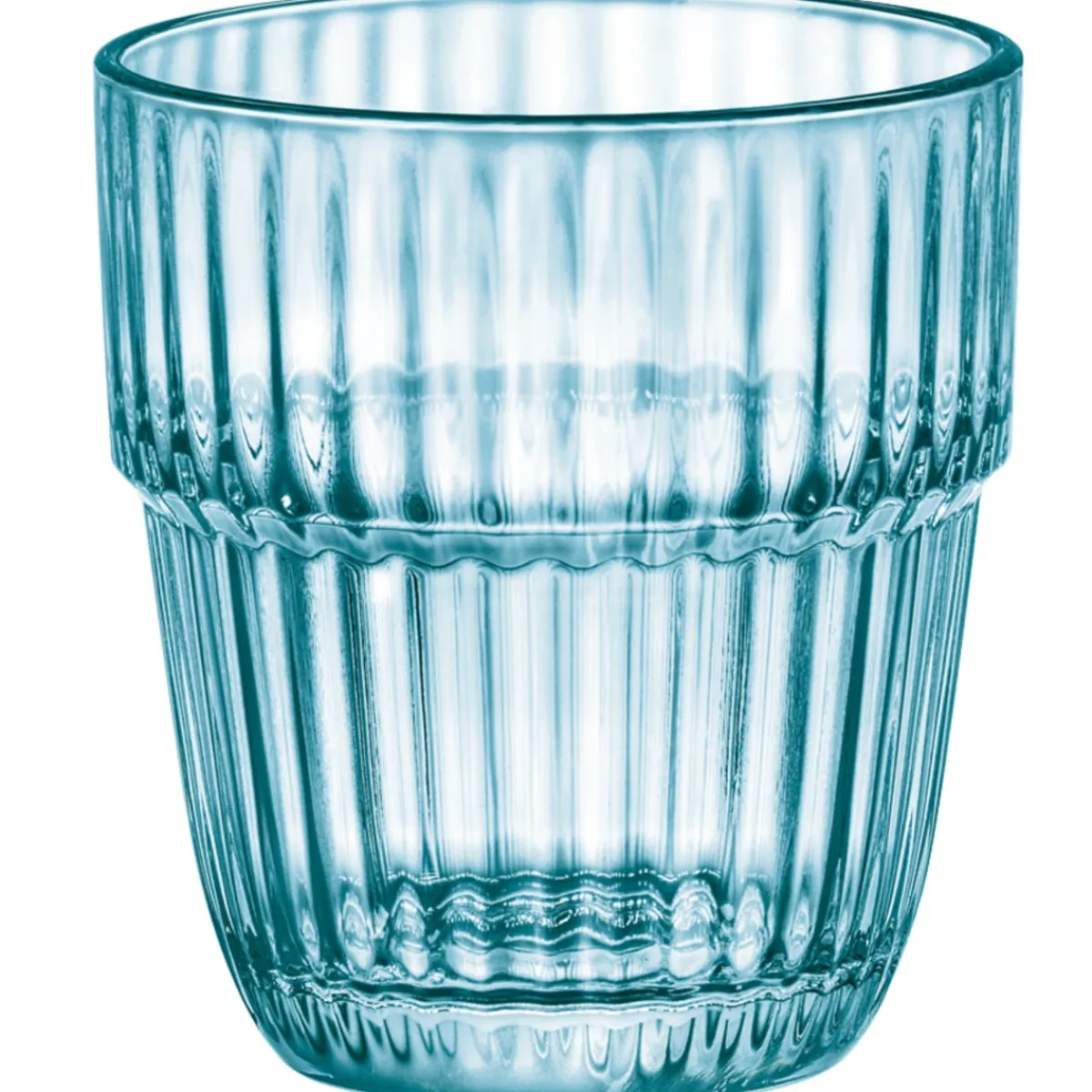 Gobelet forme basse bleu verre trempé 30 cl Barshine - BORMIOLI ROCCO Sale