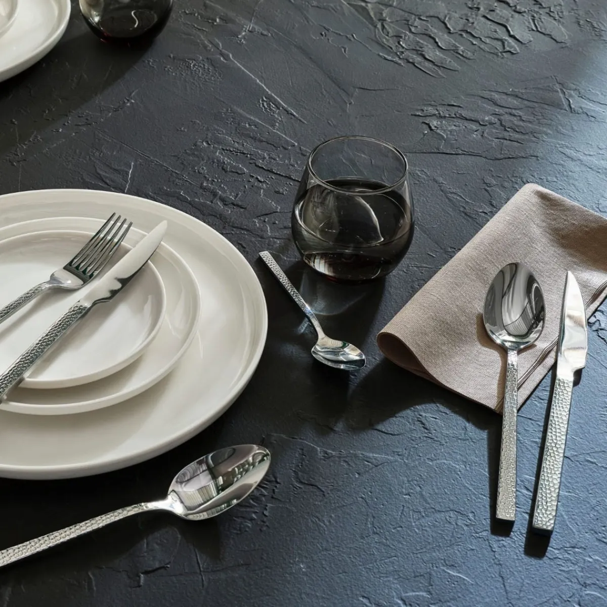 PRO.MUNDI Gobelet forme basse gris verre 32 cl Cara Outlet