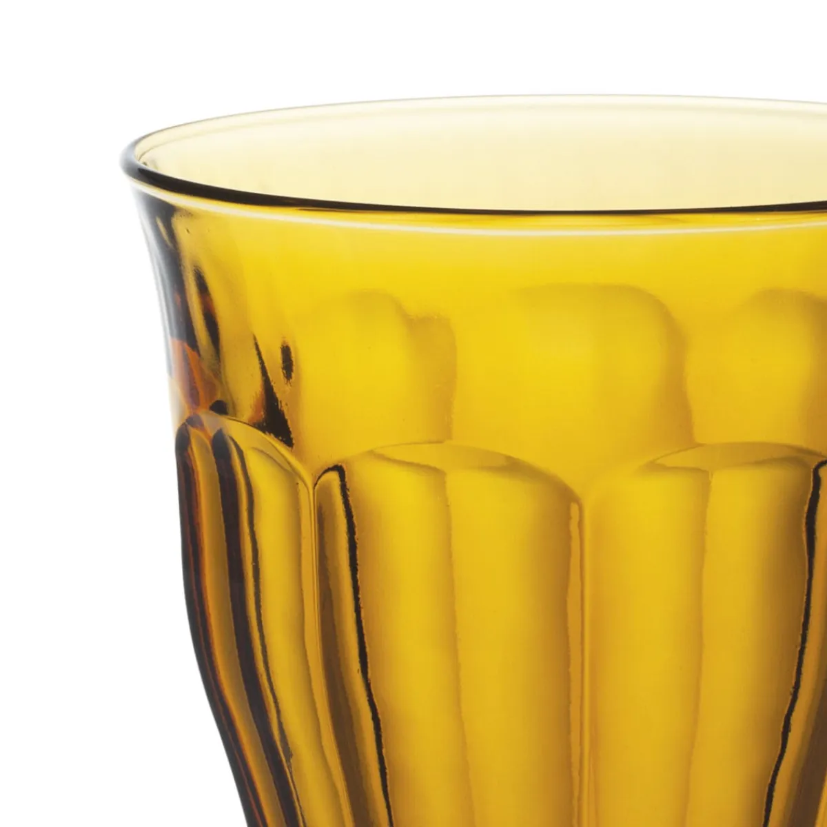 DURALEX Gobelet forme basse jaune verre trempé 25 cl Picardie New