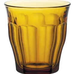DURALEX Gobelet forme basse jaune verre trempé 25 cl Picardie New