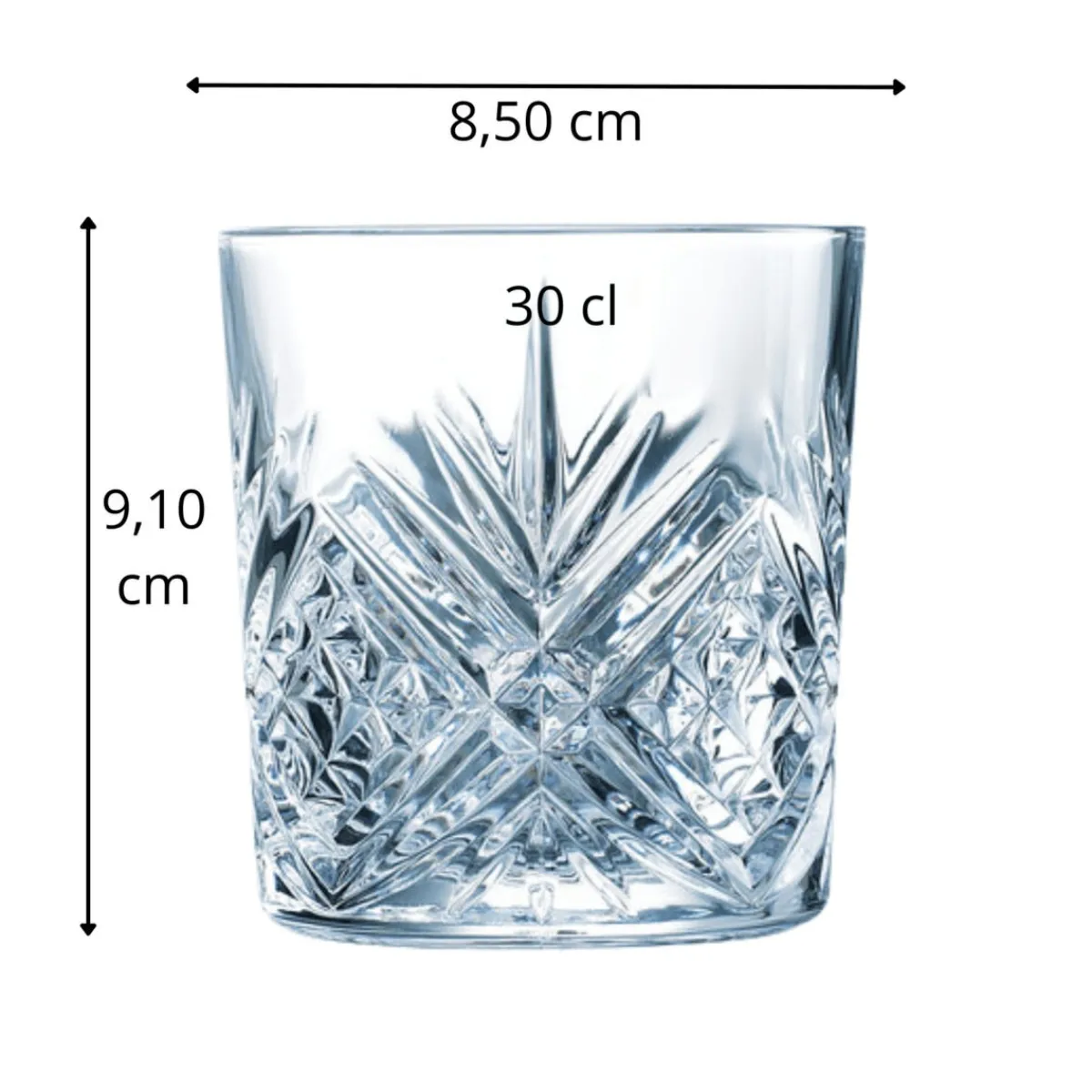 Gobelet forme basse verre 30 cl Broadway - ARCOROC Hot