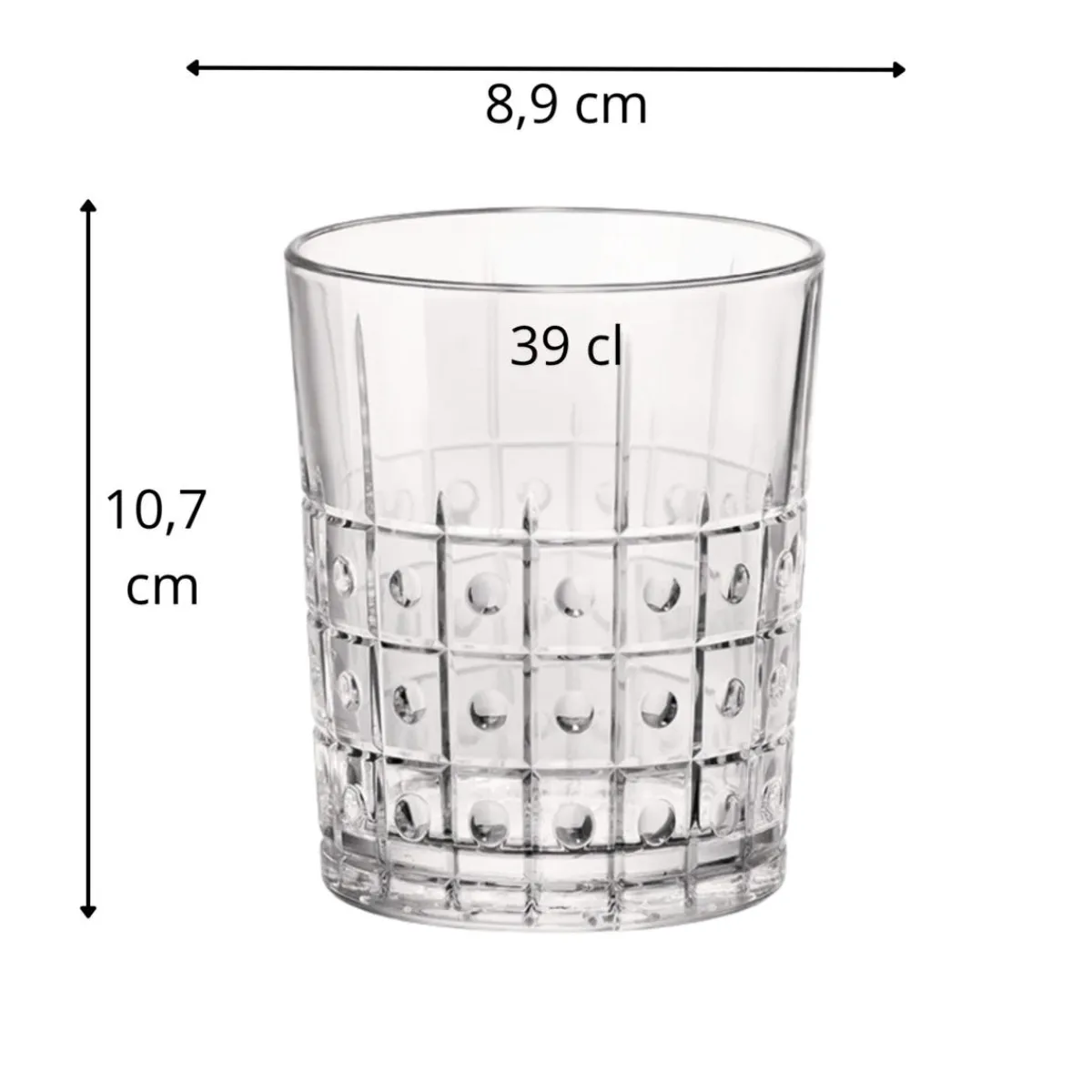 Gobelet forme basse verre 39 cl Este - BORMIOLI ROCCO Discount