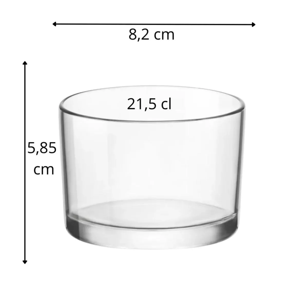 Gobelet forme basse verre 21,5 cl Feria - BORMIOLI ROCCO Best
