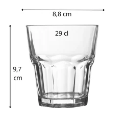 Gobelet forme basse verre 29 cl Popsy - PRO.MUNDI Online