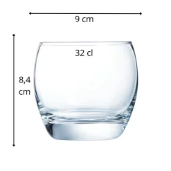 ARCOROC Gobelet forme basse verre 32 cl Salto Online