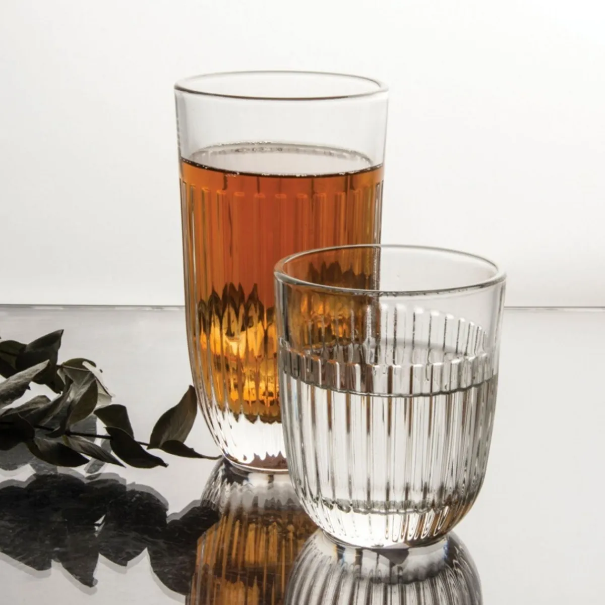 Gobelet forme basse verre pressé 29 cl Ouessant - LA ROCHERE Discount
