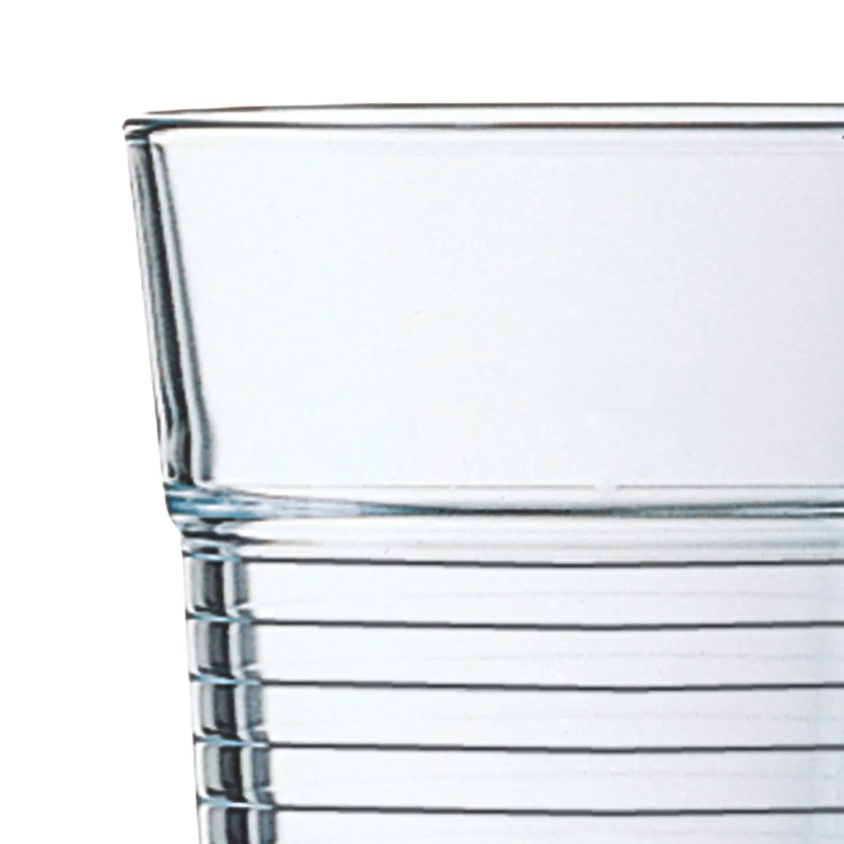 Gobelet forme basse verre trempé 20 cl Spirale - ARCOROC Online