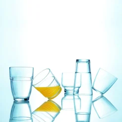 ARCOROC Gobelet forme basse verre trempé 25 cl Spirale
