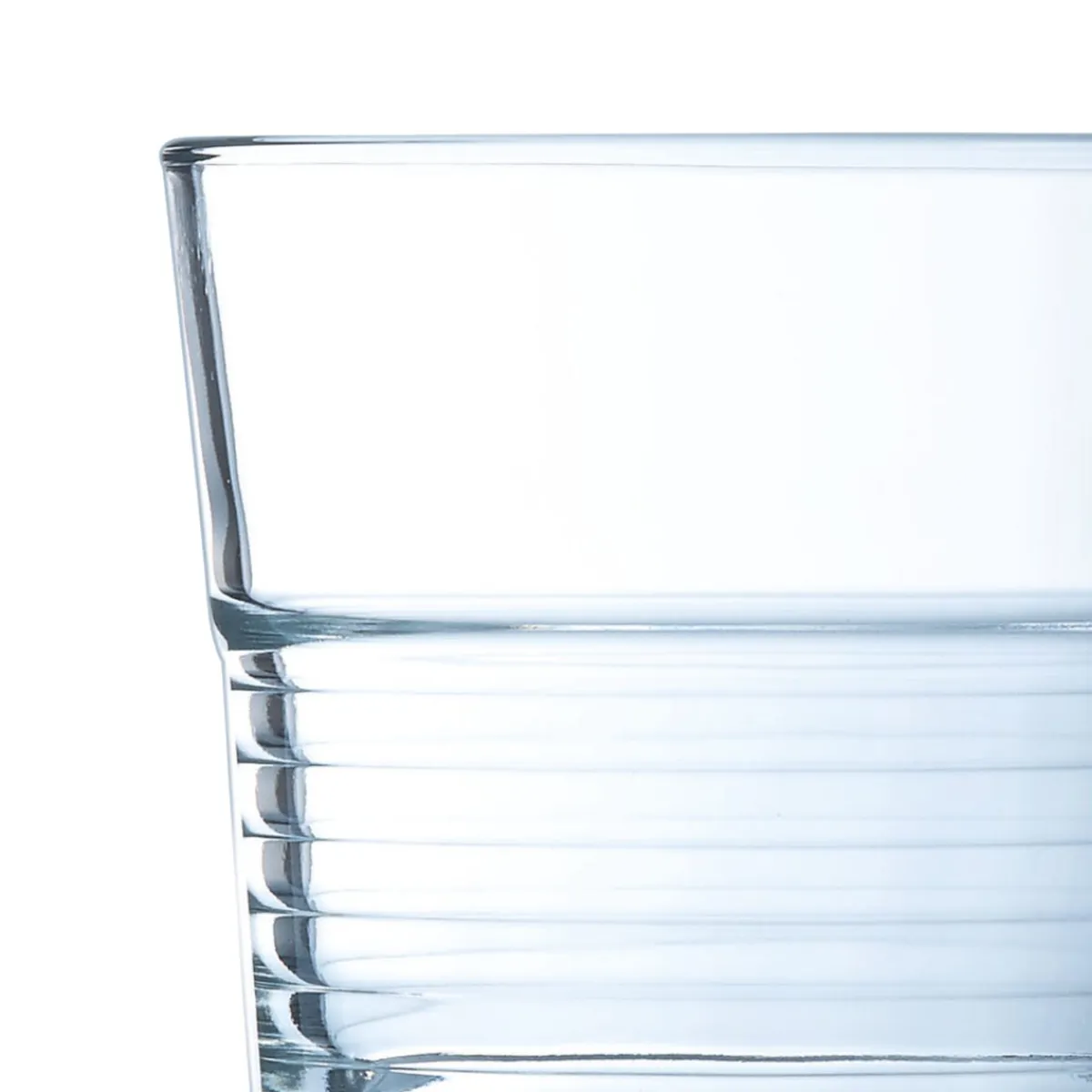 ARCOROC Gobelet forme basse verre trempé 25 cl Spirale