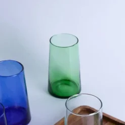 PRO.MUNDI Gobelet forme basse vert verre recyclé 25 cl Lily Hot