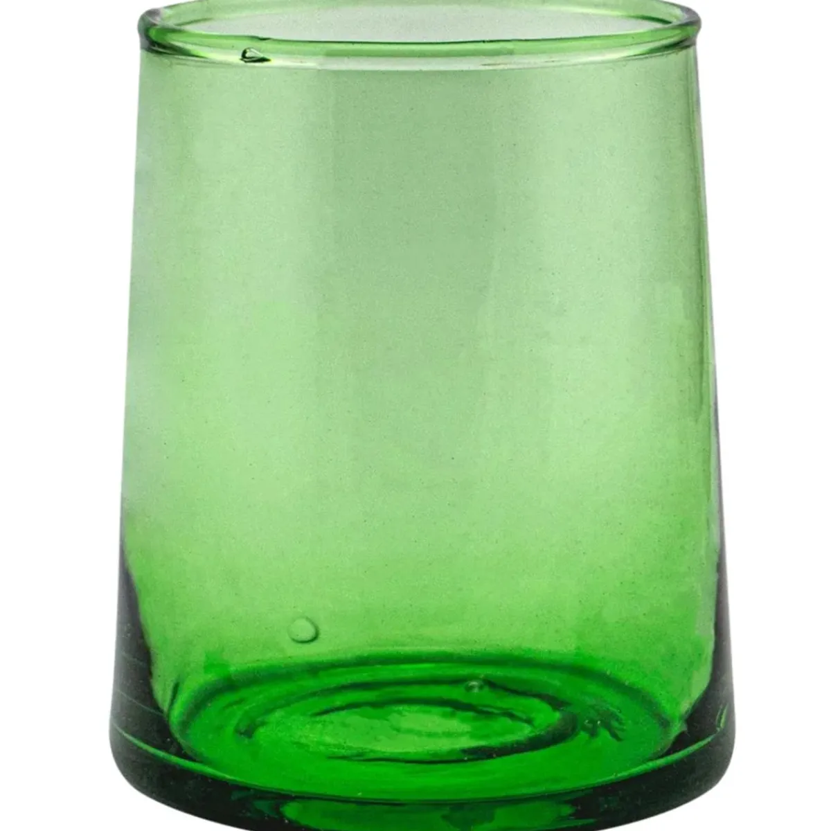 PRO.MUNDI Gobelet forme basse vert verre recyclé 25 cl Lily Hot