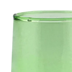 PRO.MUNDI Gobelet forme basse vert verre recyclé 25 cl Lily Hot