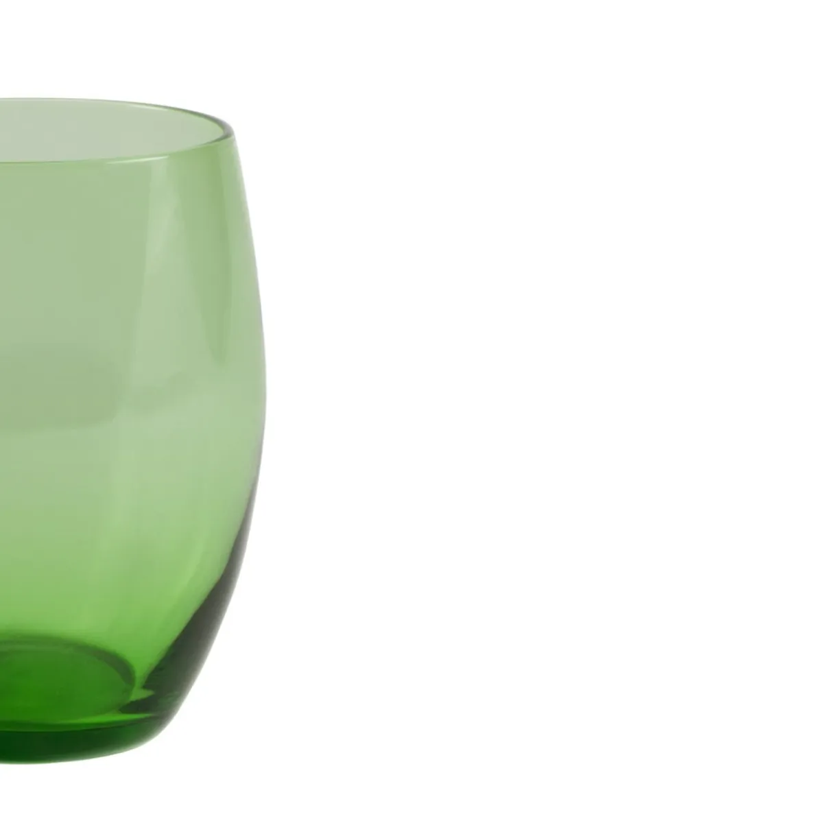 PRO.MUNDI Gobelet forme basse vert verre 30 cl Baya Hot